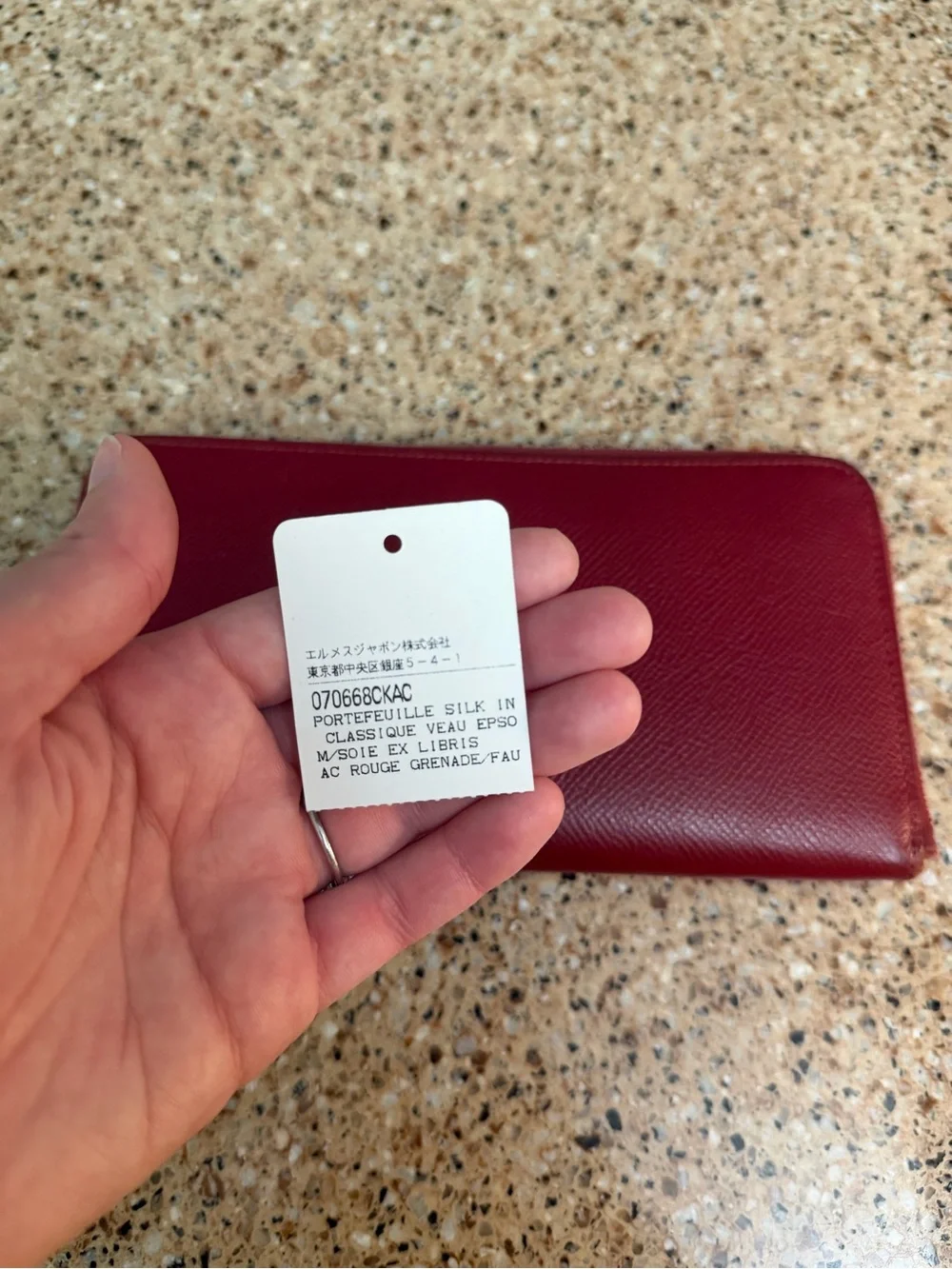 Hermes Vintage 1968 Azap Leather long zip around wallet w/ silk print - Picture 14 of 15